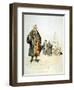 Member of a London Wardmote Inquest in Official Dress, 1808-William Henry Pyne-Framed Giclee Print