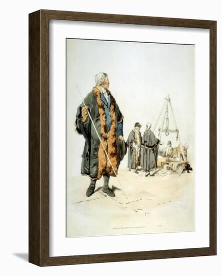 Member of a London Wardmote Inquest in Official Dress, 1808-William Henry Pyne-Framed Giclee Print