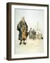 Member of a London Wardmote Inquest in Official Dress, 1808-William Henry Pyne-Framed Giclee Print