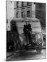 Member of French Forces of Interior, aka French Resistance, Taking Cover Behind Truck-null-Mounted Photographic Print