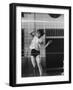 Member of Japan's Nichibo Championship Women's Volleyball Team-Larry Burrows-Framed Photographic Print