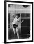 Member of Japan's Nichibo Championship Women's Volleyball Team-Larry Burrows-Framed Photographic Print