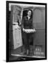 Member of Red Cross Clubmobile Katherine Spaatz, Dispensing Doughnuts, Coffee, Cigarettes and Gum-Bob Landry-Framed Photographic Print