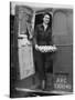 Member of Red Cross Clubmobile Katherine Spaatz, Dispensing Doughnuts, Coffee, Cigarettes and Gum-Bob Landry-Stretched Canvas