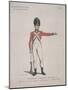 Member of the Bank of England Light Infantry Holding a Rifle, 1799-Thomas Rowlandson-Mounted Giclee Print