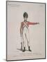 Member of the Bank of England Light Infantry Holding a Rifle, 1799-Thomas Rowlandson-Mounted Giclee Print