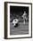 Member of the Chicago Spurs Watching as the Ball Is Coming His Way During the Beginning of the Game-null-Framed Photographic Print