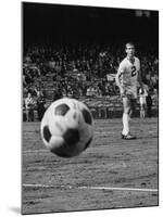 Member of the Chicago Spurs Watching as the Ball Is Coming His Way During the Beginning of the Game-null-Mounted Photographic Print