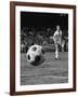 Member of the Chicago Spurs Watching as the Ball Is Coming His Way During the Beginning of the Game-null-Framed Photographic Print