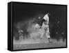 Member of the Cleveland Indians Stealing a Base During a Game Against the New York Yankees-Yale Joel-Framed Stretched Canvas