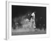 Member of the Cleveland Indians Stealing a Base During a Game Against the New York Yankees-Yale Joel-Framed Premium Photographic Print