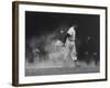 Member of the Cleveland Indians Stealing a Base During a Game Against the New York Yankees-Yale Joel-Framed Premium Photographic Print