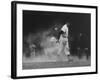 Member of the Cleveland Indians Stealing a Base During a Game Against the New York Yankees-Yale Joel-Framed Premium Photographic Print