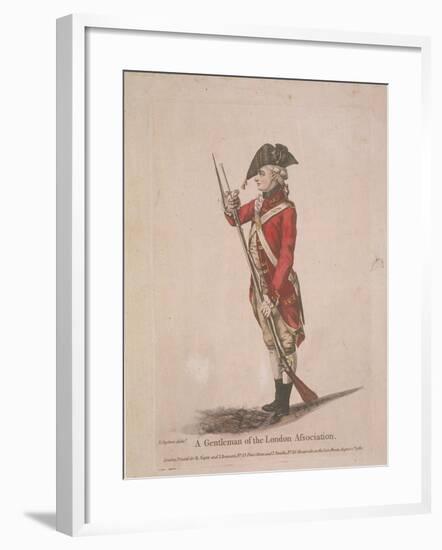 Member of the London Association Volunteers, 1780-null-Framed Giclee Print