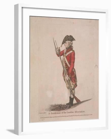 Member of the London Association Volunteers, 1780-null-Framed Giclee Print