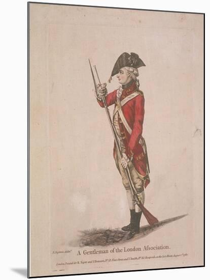 Member of the London Association Volunteers, 1780-null-Mounted Giclee Print