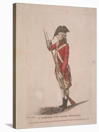 Member of the London Association Volunteers, 1780-null-Stretched Canvas