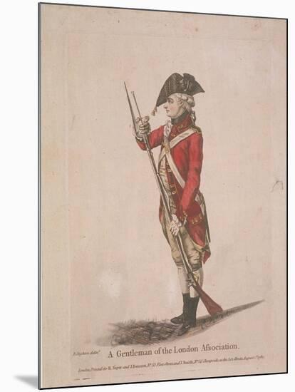 Member of the London Association Volunteers, 1780-null-Mounted Giclee Print