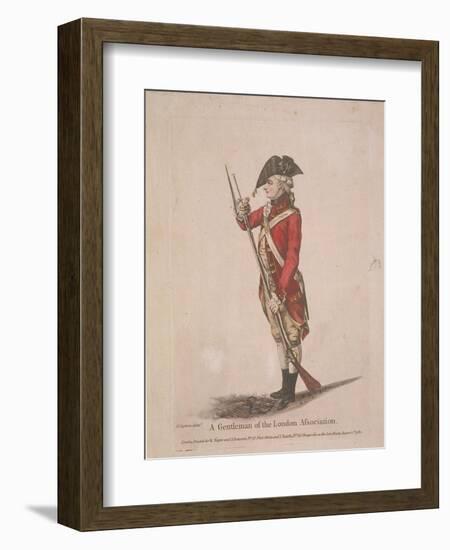 Member of the London Association Volunteers, 1780-null-Framed Giclee Print