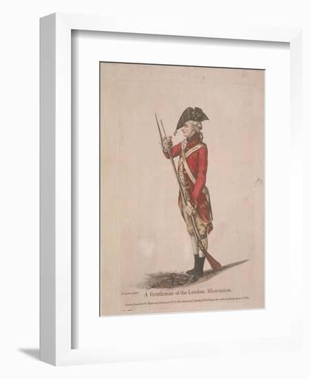 Member of the London Association Volunteers, 1780-null-Framed Giclee Print