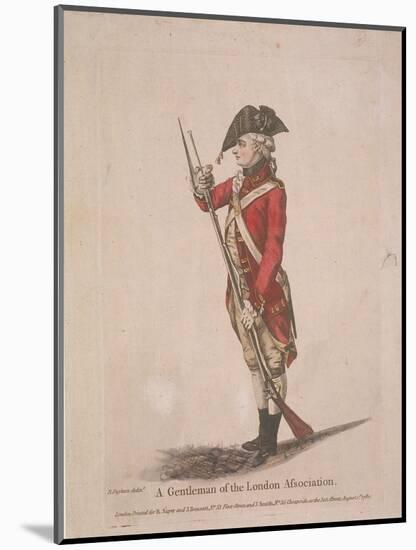 Member of the London Association Volunteers, 1780-null-Mounted Giclee Print