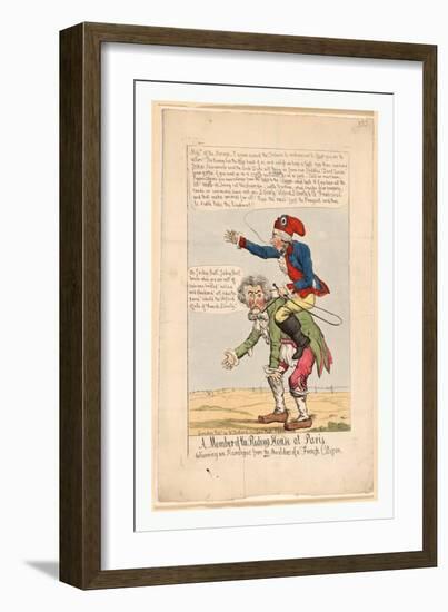 Member of the Riding House at Paris-null-Framed Giclee Print