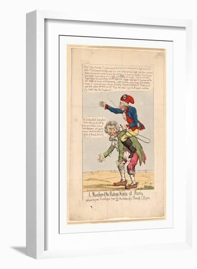 Member of the Riding House at Paris-null-Framed Giclee Print