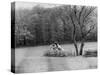 Member of the Us Equestrian Team Jumping the Hurdles in the Fields During the Pre Olympic Practices-Mark Kauffman-Stretched Canvas