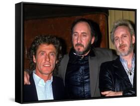 Member of the Who: Roger Daltrey, Pete Townshend and John Entwistle-null-Framed Stretched Canvas