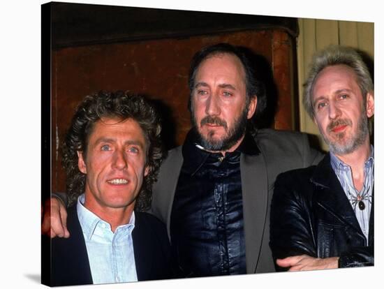 Member of the Who: Roger Daltrey, Pete Townshend and John Entwistle-null-Stretched Canvas