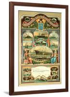 Members certificate of the Associated Shipwright's Society-English School-Framed Giclee Print