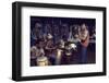 Members from 'The Blackstone Rangers' Gang Drumming in their Hang Out, Chicago, IL, 1968-Declan Haun-Framed Photographic Print