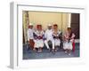 Members of a Folklore Dance Group Waiting to Perform, Merida, Yucatan State-Paul Harris-Framed Photographic Print