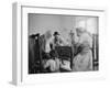 Members of a Jewish Family Sitting Down For a Meal-Paul Schutzer-Framed Photographic Print