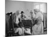 Members of a Jewish Family Sitting Down For a Meal-Paul Schutzer-Mounted Photographic Print