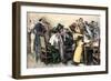 Members of a Jury Trying to Convince Juror number Twelve, Early 1900s-null-Framed Giclee Print