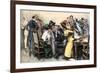 Members of a Jury Trying to Convince Juror number Twelve, Early 1900s-null-Framed Giclee Print