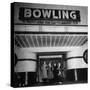 Members of a Women's Bowling League Exiting the Bowling Alley-Charles E^ Steinheimer-Stretched Canvas