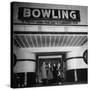 Members of a Women's Bowling League Exiting the Bowling Alley-Charles E^ Steinheimer-Stretched Canvas