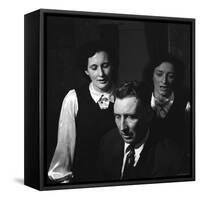 Members of Famed Musical Family the Carters Sara Carter, A.P. Carter and Maybelle Carter Millard-Eric Schaal-Framed Stretched Canvas