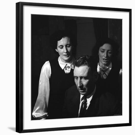 Members of Famed Musical Family the Carters Sara Carter, A.P. Carter and Maybelle Carter Millard-Eric Schaal-Framed Premium Photographic Print