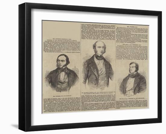 Members of Parliament-null-Framed Giclee Print
