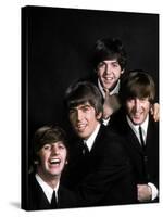 Members of Singing Group the Beatles: John Lennon, Paul McCartney, George Harrison and Ringo Starr-John Dominis-Stretched Canvas