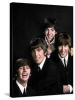Members of Singing Group the Beatles: John Lennon, Paul McCartney, George Harrison and Ringo Starr-John Dominis-Stretched Canvas