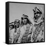 Members of the Arab Legion Wearing their Picturesque Head-Dresses-James Jarche-Framed Stretched Canvas