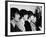 Members of the Beatles During an Interview at Los Angeles International Airport-Bill Ray-Framed Premium Photographic Print