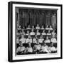Members of the Boys Choir at St. John the Divine Episcopal Church Singing During Services-Cornell Capa-Framed Photographic Print