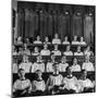 Members of the Boys Choir at St. John the Divine Episcopal Church Singing During Services-Cornell Capa-Mounted Photographic Print