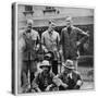 Members of the British Everest Expedition Pose for a Photograph-null-Stretched Canvas