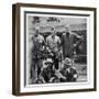 Members of the British Everest Expedition Pose for a Photograph-null-Framed Premium Photographic Print